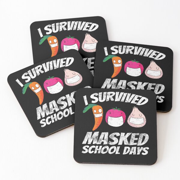 Item preview, I Survived 100 Masked School Days Gift Kids Vegetables Design designed and sold by leofel.