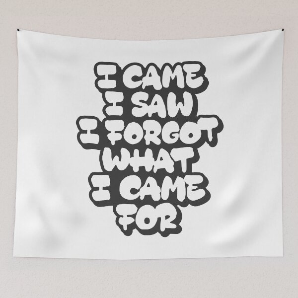 Item preview, I came, I saw, I forgot what I came for designed and sold by Zagach Letters.