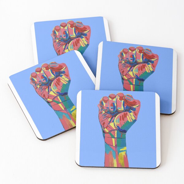 Item preview, Raised Fist (with Blue)  designed and sold by danbrodieart.