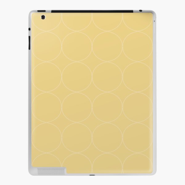 Cottagecore Yellow Circle Pattern iPad Skin