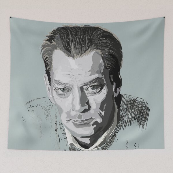 Item preview, Portrait of Paul Auster designed and sold by Emi Yañez.