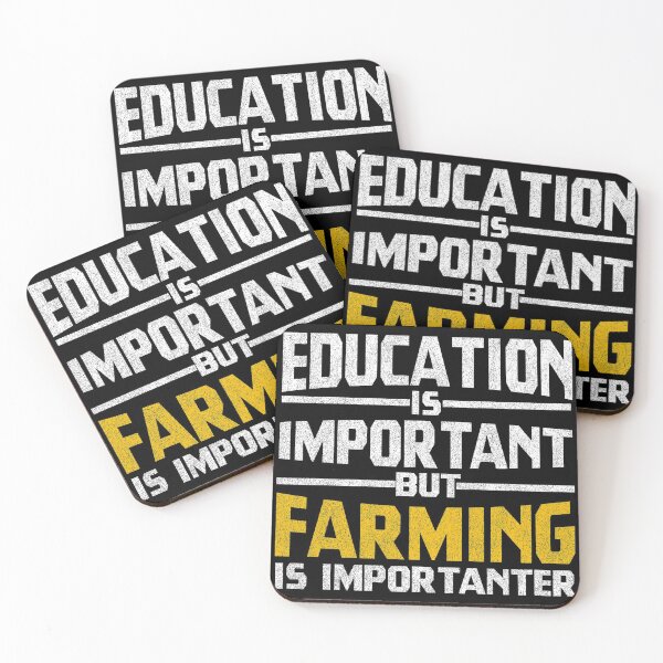 Artikelvorschau, Bildung ist wichtig, aber Landwirtschaft ist wichtiger entworfen und verkauft von helliazidi.