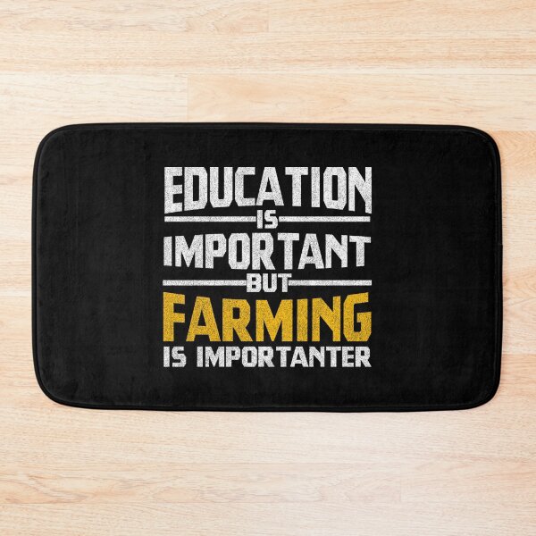 Artikelvorschau, Bildung ist wichtig, aber Landwirtschaft ist wichtiger entworfen und verkauft von helliazidi.