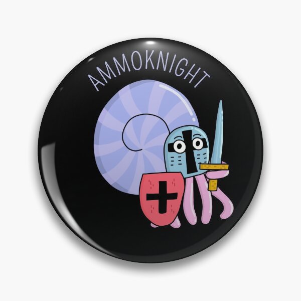Item preview, Ammoknight Ammonite Funny Pun For Fossil Hunters designed and sold by JokeGysen.