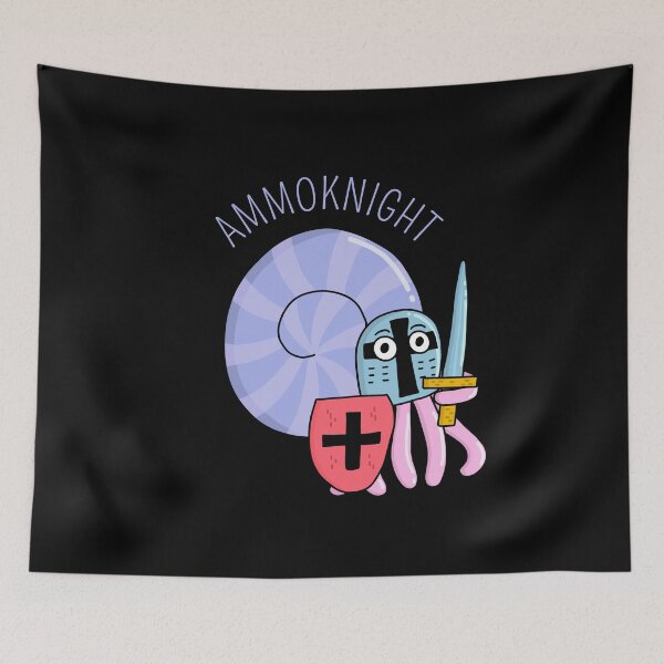 Item preview, Ammoknight Ammonite Funny Pun For Fossil Hunters designed and sold by JokeGysen.