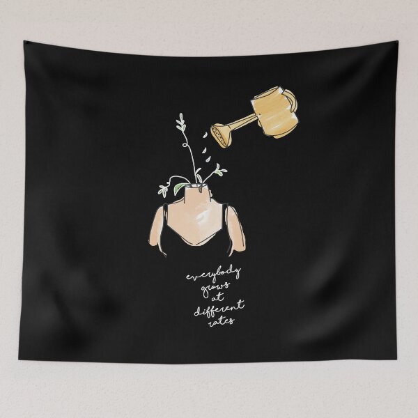 Item preview, Watering human art on black designed and sold by AznavourByKarin.