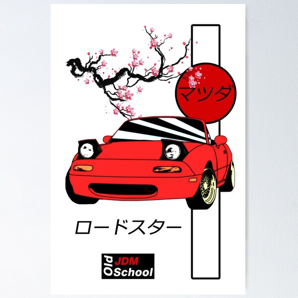 Item preview, JDM Miata Red Sun Edition designed and sold by oldschooljdm.