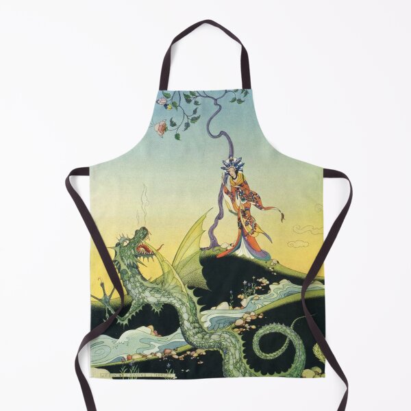 Item preview, princess and the Dragon - virginia frances sterret fantasy artwork designed and sold by Vintage Designs +.