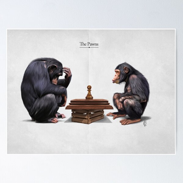 Item preview, The Pawns (Titled) designed and sold by rob art | illustration.
