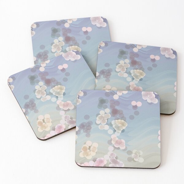Item preview, Aesthetic Pastels dots abstract flower like design  designed and sold by RileyKyler.
