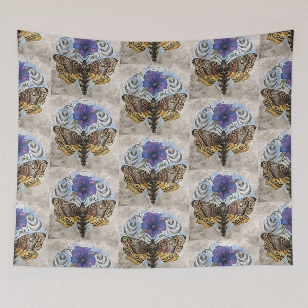 Item preview, Death Head Moth and Petunia designed and sold by NahmasteNicole.