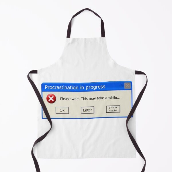 Item preview, Procrastination in progress, PopUp window designed and sold by BusInACan.