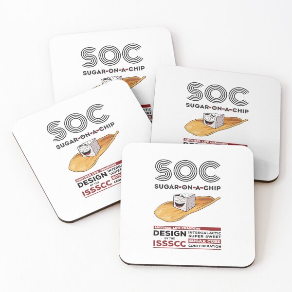 Item preview, Happy SOC Sugar On a Chip with ISSSCC banner designed and sold by Redinsart.