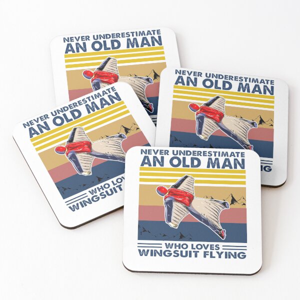 Item preview, Never Underestimate An Old Man Who Loves Wingsuit Flying designed and sold by BiancaMoss51.