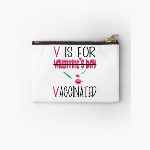Item preview, V Is For Vaccinated, Funny Valentine's Day Gift, Valentine's Day in Quarantine 2021 designed and sold by Mode Tees.