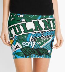 Tulane Collage Mini Skirt