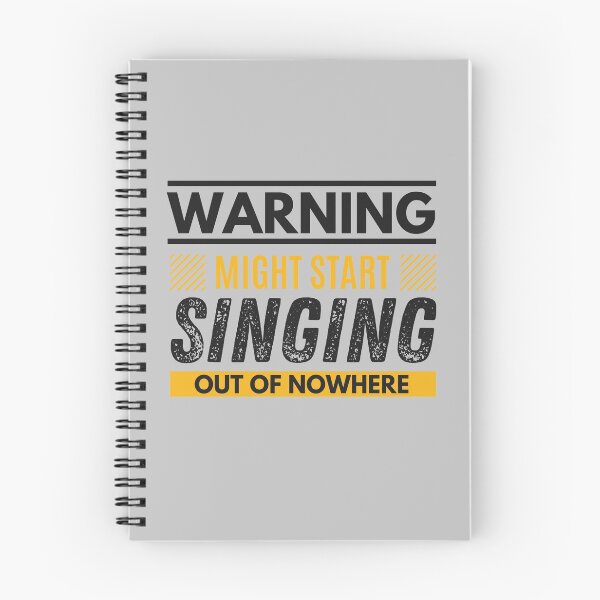 Item preview, Might start singing out of nowhere designed and sold by Unchainthebeast.