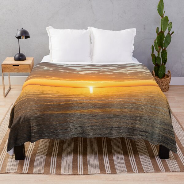 Item preview, Rich Golden Sun Light with Clouds and Ripples Echoing Patterns designed and sold by Georgia Mizuleva.