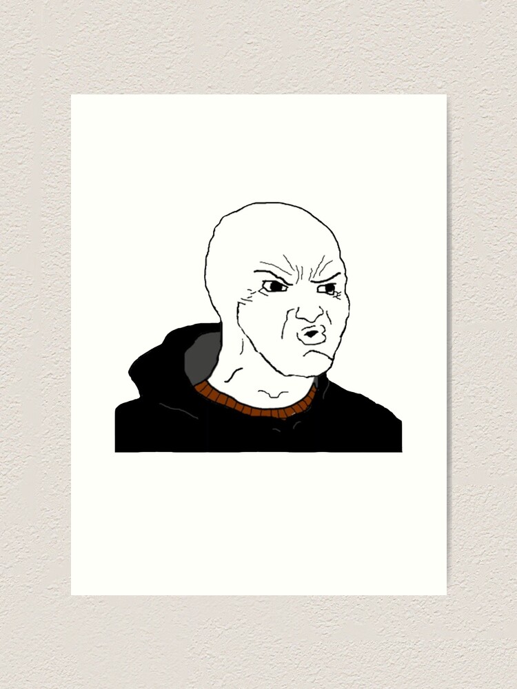 Meme Wojak Framed Prints for Sale