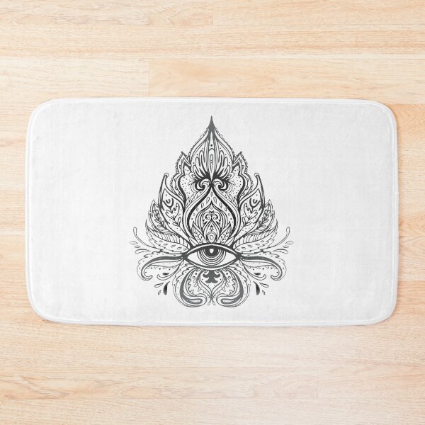 Item preview, Lotus Eye  Black and White Ralice Yoga designed and sold by raliceyoga.