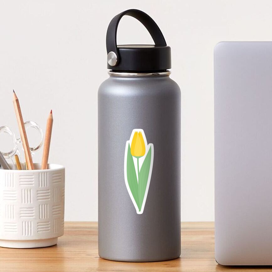 Yellow tulip Sticker
