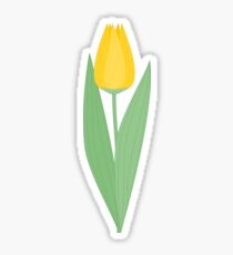 Yellow tulip Sticker
