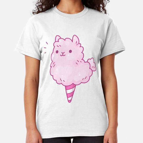 Cotton candy llama Classic T-Shirt