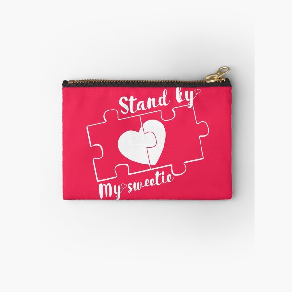 Artikelvorschau, Steh zu meinem Schatz, liebe dich, weiße und rosa Farbe entworfen und verkauft von PM-ArtStudio.