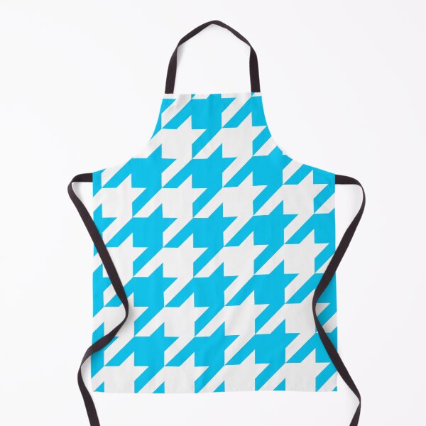 Item preview, White and Blue Houndstooth Large designed and sold by Feeling Artsy.