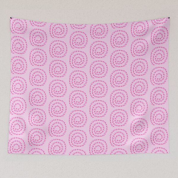 Item preview, Swirl of Hearts (light pink) designed and sold by PolH.