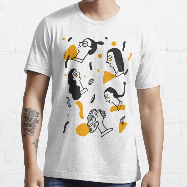 Pattern of side face Essential T-Shirt