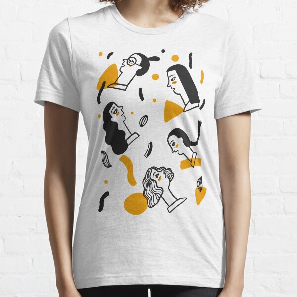 Pattern of side face Essential T-Shirt