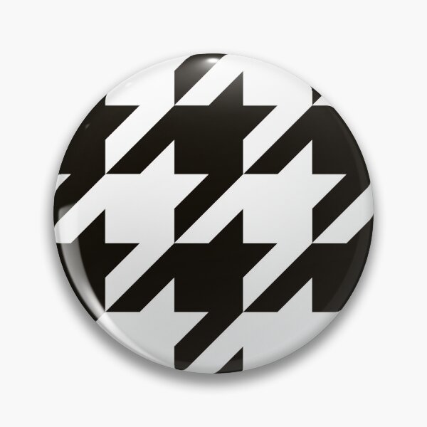 Item preview, White and Black Houndstooth Large designed and sold by Feeling Artsy.