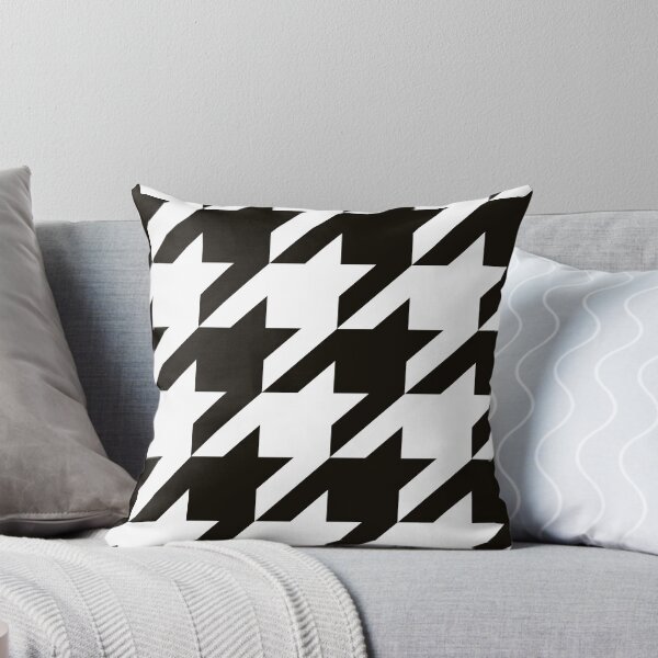 Item preview, White and Black Houndstooth Large designed and sold by Feeling Artsy.