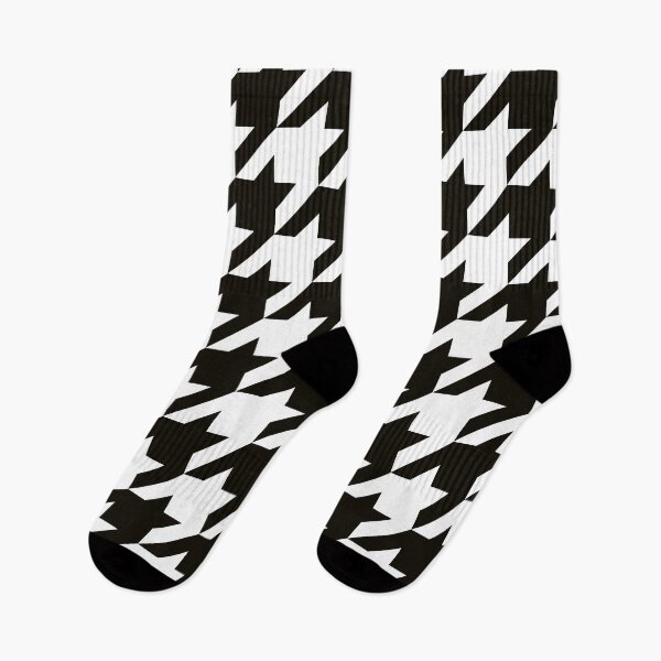 Item preview, White and Black Houndstooth Large designed and sold by Feeling Artsy.