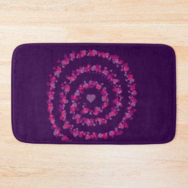 Item preview, Swirl of Hearts (dark purple) designed and sold by PolH.