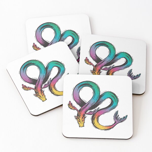 Item preview, Colourful rainbow dragon designed and sold by Anna Zakharova.