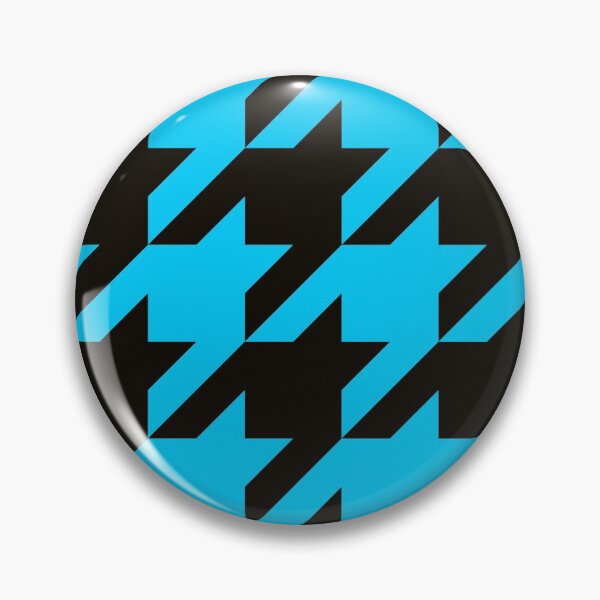 Item preview, Blue and Black Houndstooth Large designed and sold by Feeling Artsy.