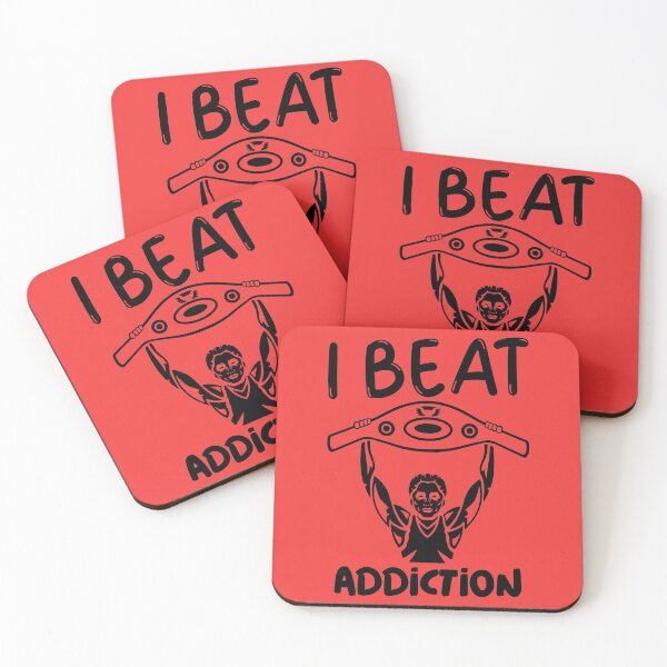 Item preview, I Beat Addiction designed and sold by Enjoy Being Sober.