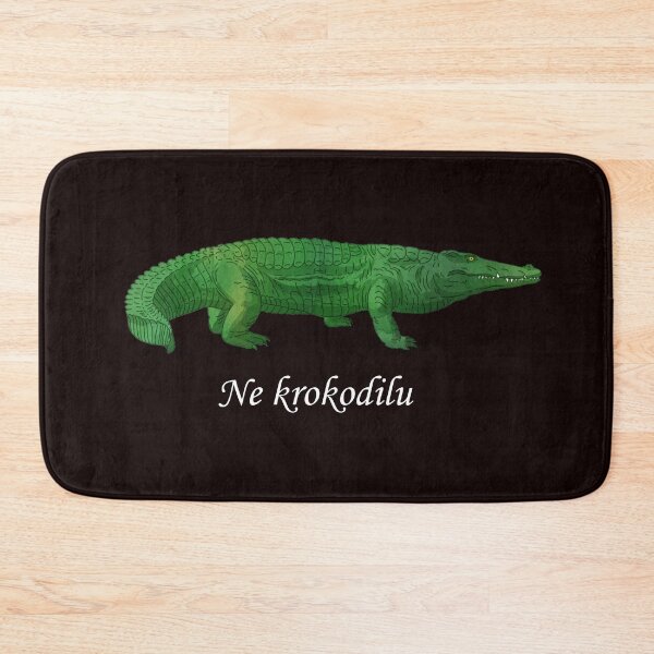 Item preview, Ne krokodilu (blanka teksto) designed and sold by MirindaMondo.