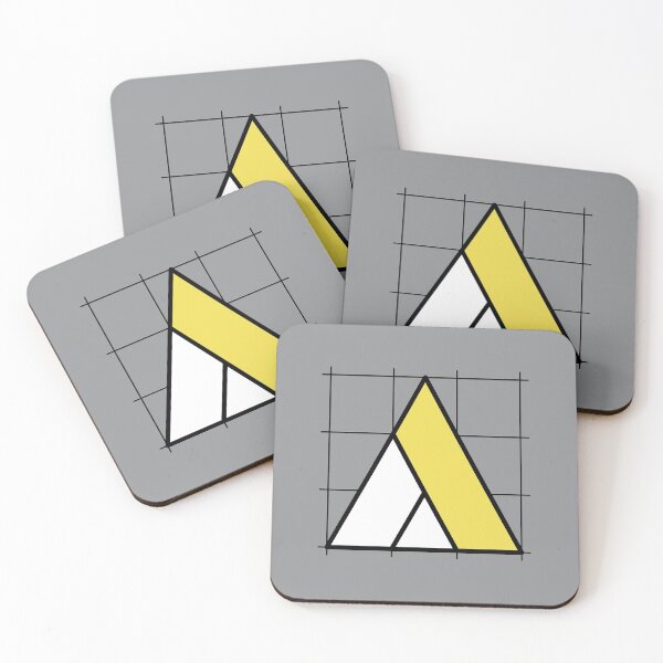 Item preview, A // Perfectionist Alphabet (Pantone Ultimate Gray + Illuminating) designed and sold by fumauk.