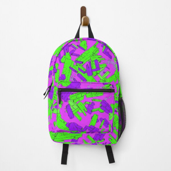 Item preview, Neon genesis -sci fi art - green purple designed and sold by Thecolorschemer.