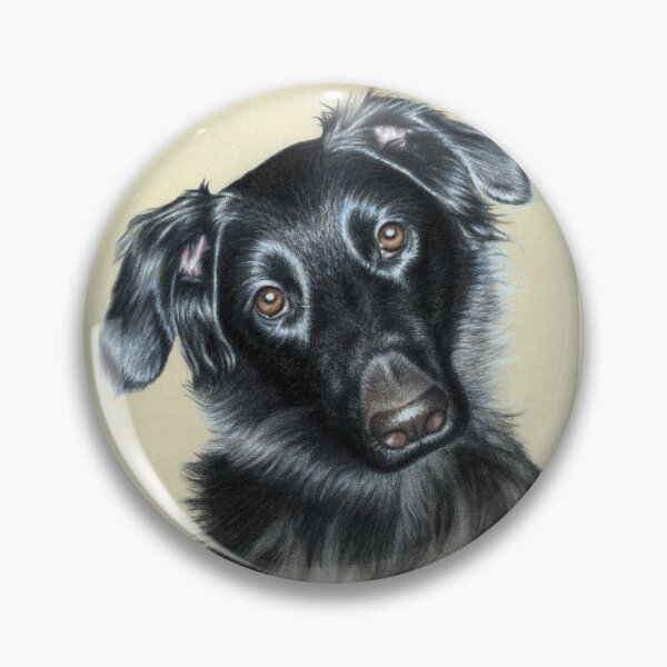 Artikelvorschau, Black Dog Portrait - Der Hundeblick entworfen und verkauft von Arts & Dogs.