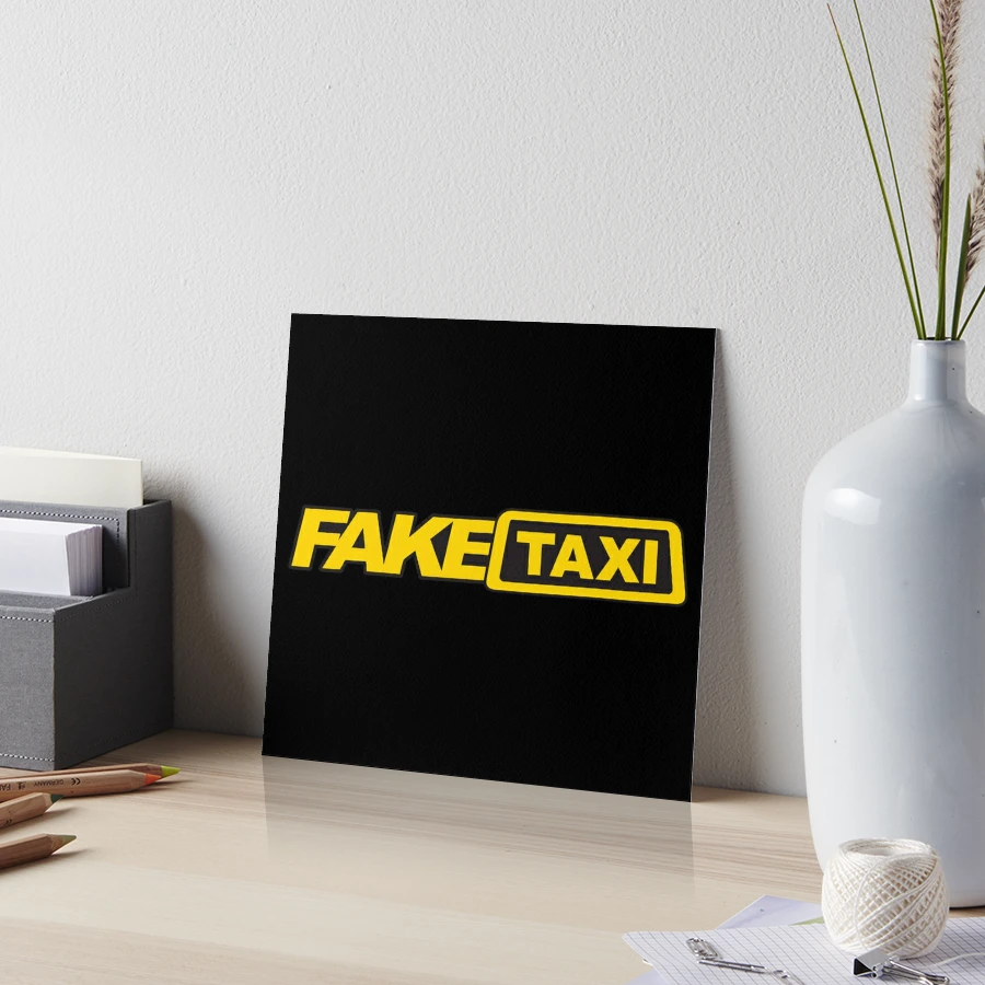 Fake taxi logo high quality