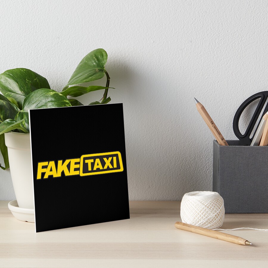 Fake taxi logo high quality