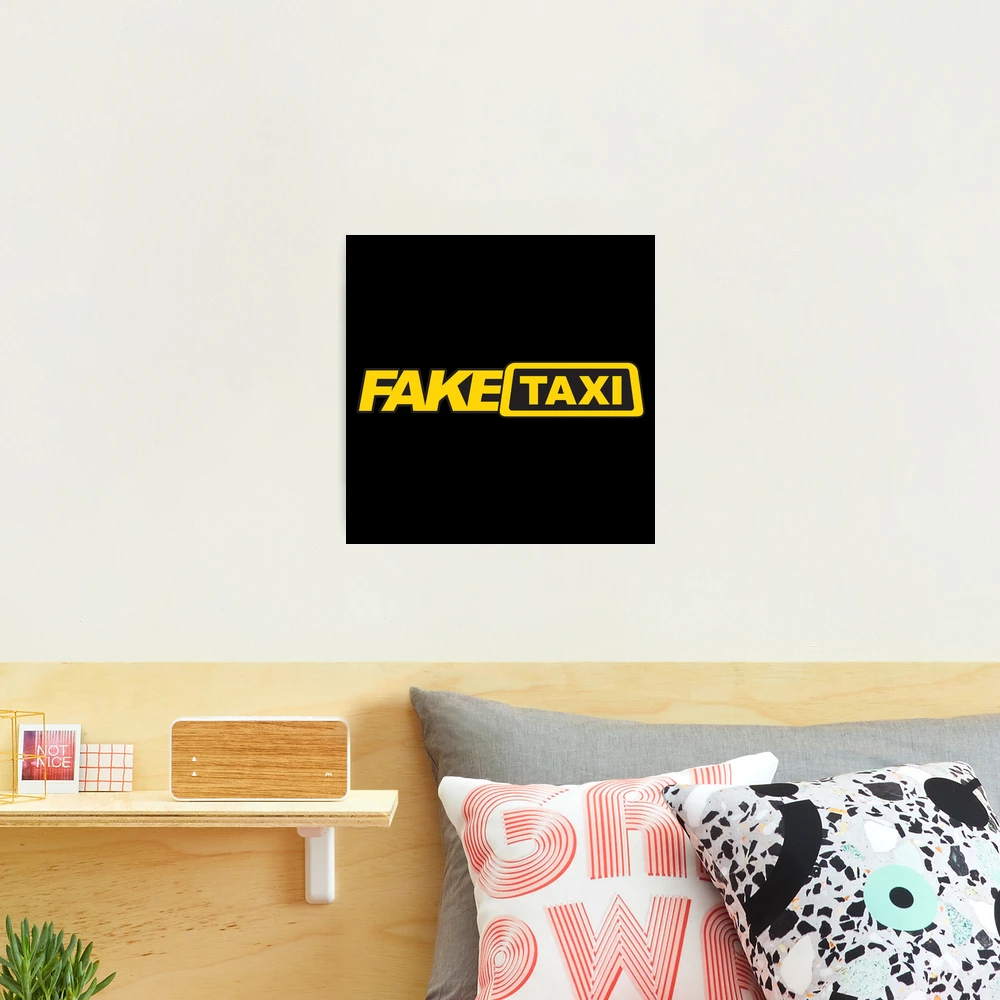 Fake taxi logo high quality