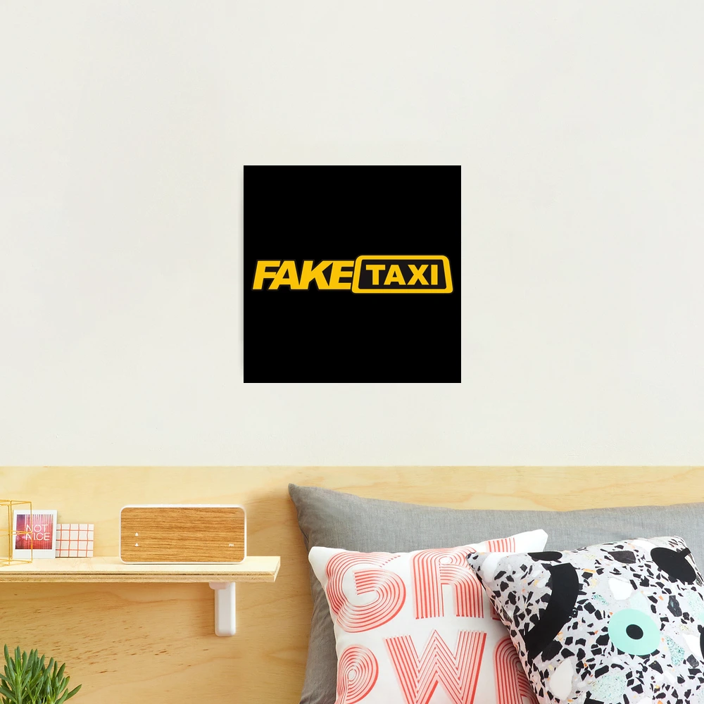 Fake taxi logo high quality