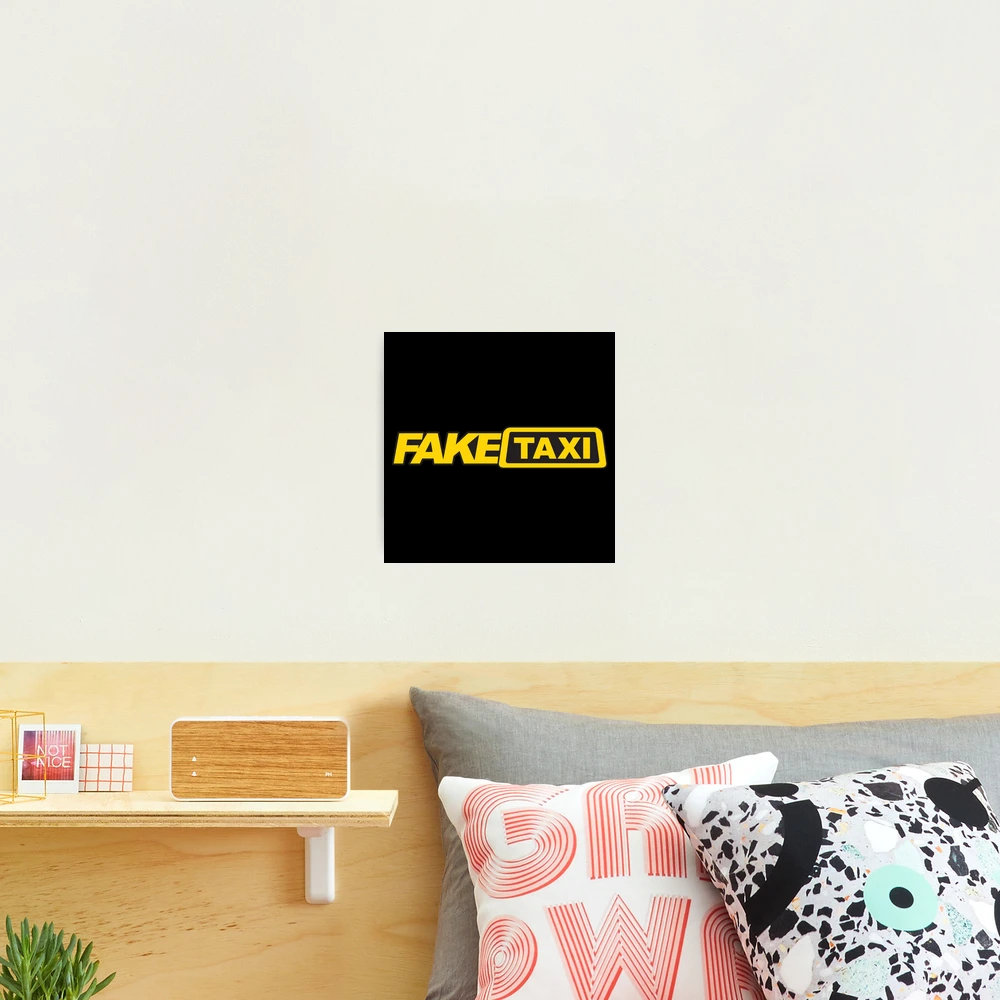 Fake taxi logo high quality