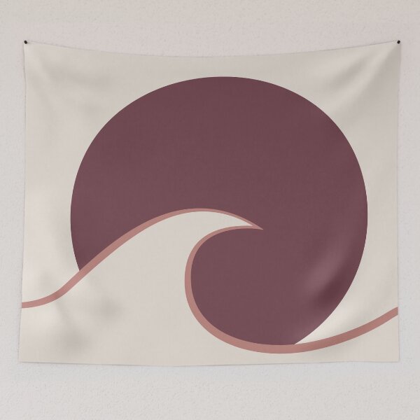 Item preview, Copy of Copy of Copy of Minimal Wave with Pattern Design boho designed and sold by Jake Purcell.