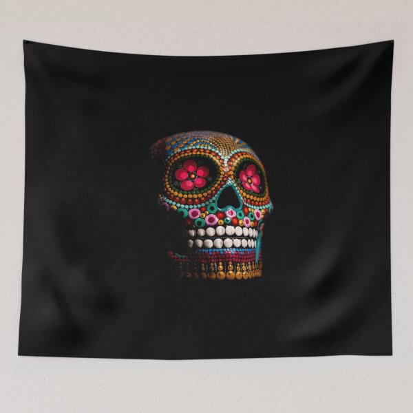 Item preview, Multicolored Skull Decor designed and sold by LivingKreative.